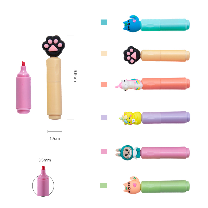Cartoon Pattern Pen Cap Watercolor Marker