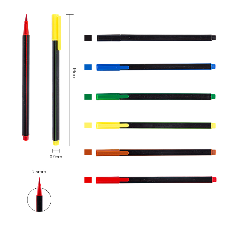 Brush Simple Smooth Multiple Colors Brush Marker