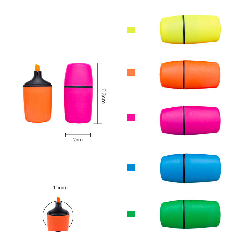Short Compact Highlighter Pen