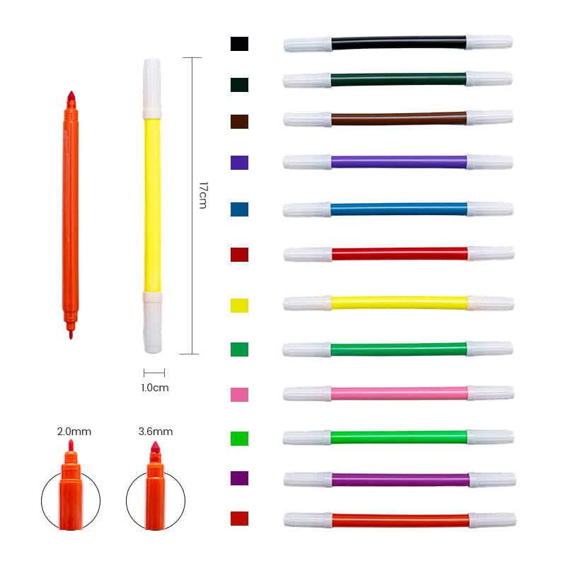 Single Color Double Sided Pen