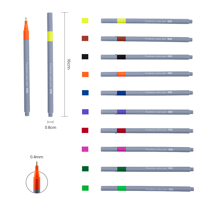 Color Sketch Art Drawing Comfort Fineliner