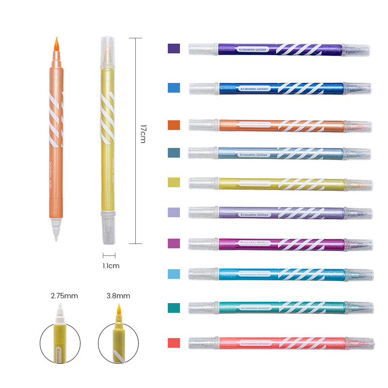 Glitter Erasable Double Sided Pen
