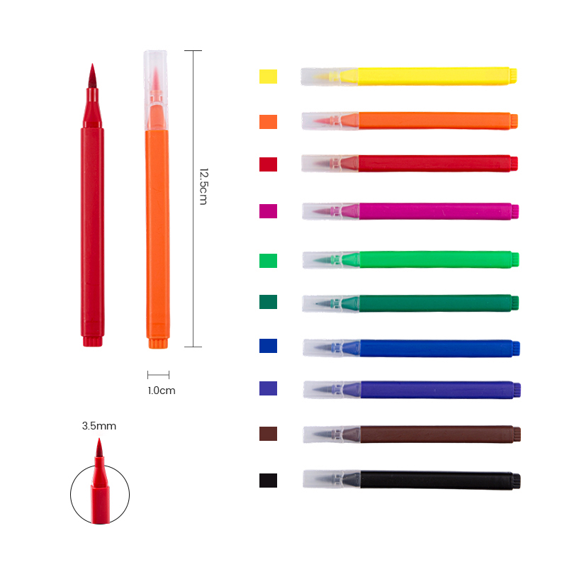 Square Appearance Regular Color Brush Marker