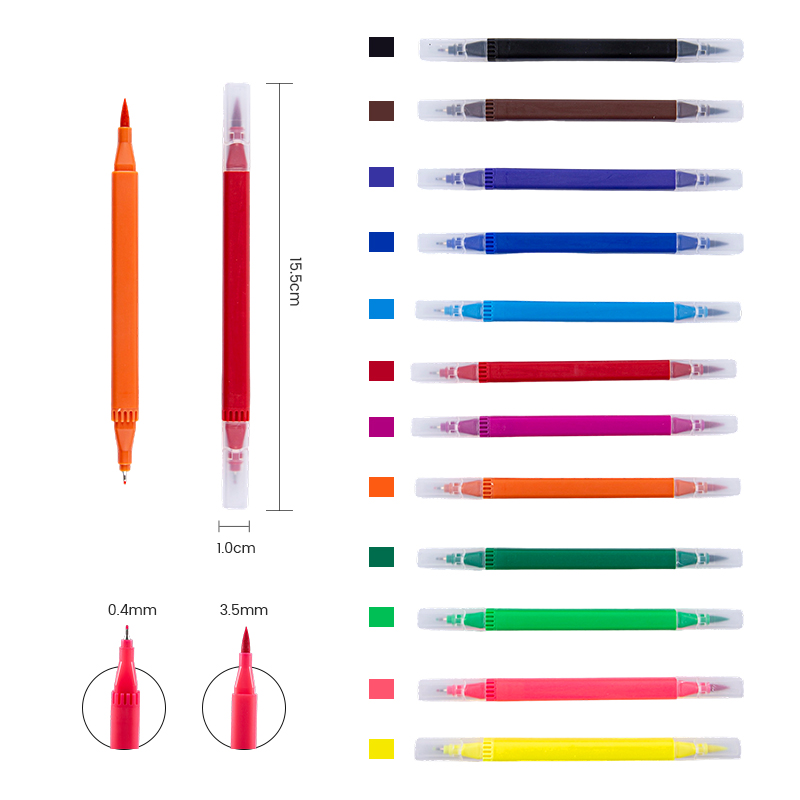 Multi-Color Multi-tip Double Sided Pen