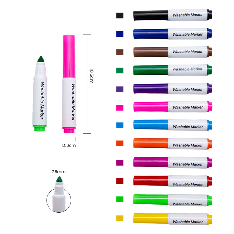 Short Thick Smooth Watercolor Marker