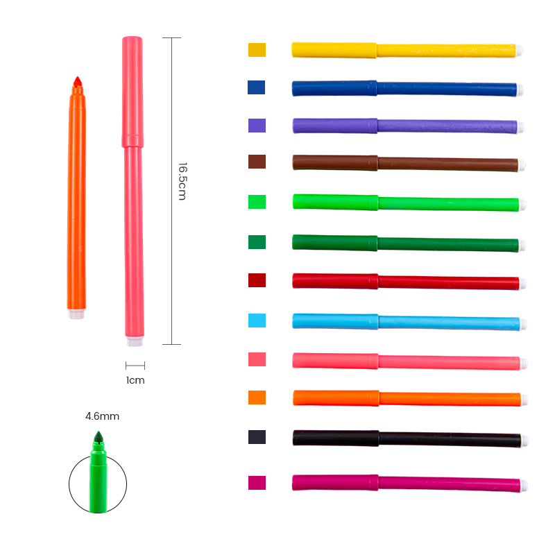 Closed Tip Water Soluble Watercolor Marker