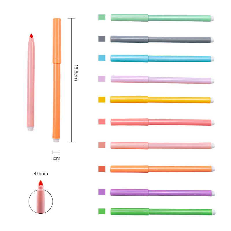 Long Pen Cap Gouache Color Watercolor Marker