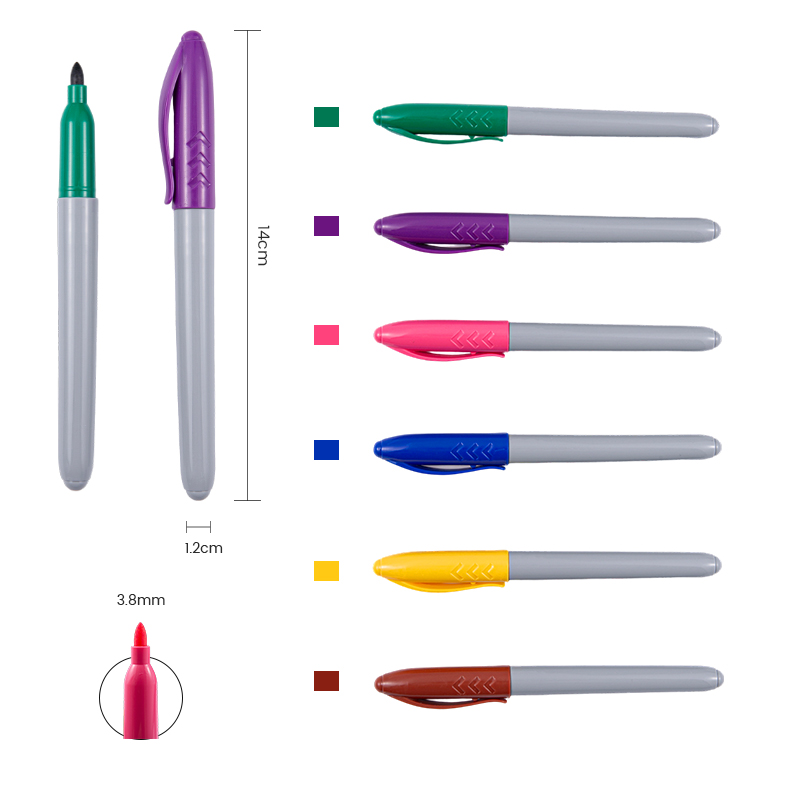 Regular Style Multiple Colors Marker Pen