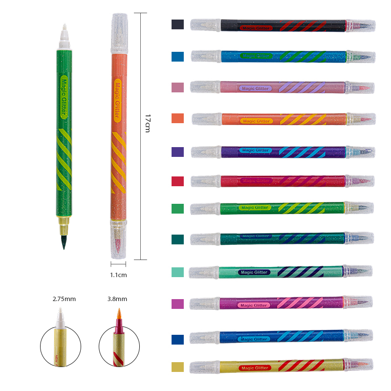 Color-Changing Flash Glitter Color Marker