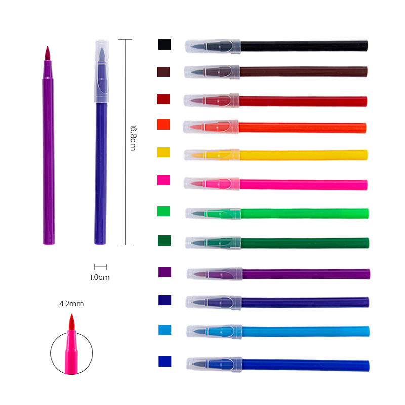 Washable School Children Drawing Brush Marker