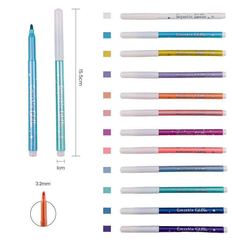 Erasable Glitter Color Marker