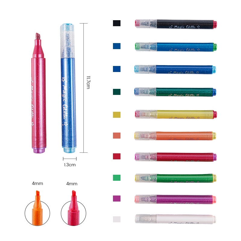 Color-Changing Glitter Markers