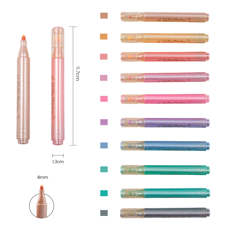 Gold Glitter Gouache Ink Glitter Color Marker