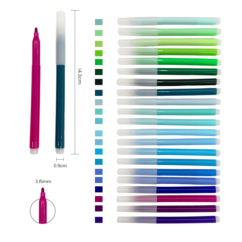 812-50 Smooth-Flowing 50-Color Watercolor Marker