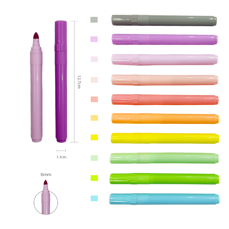 High-Opacity 6mm Round-Tip Watercolor Marker
